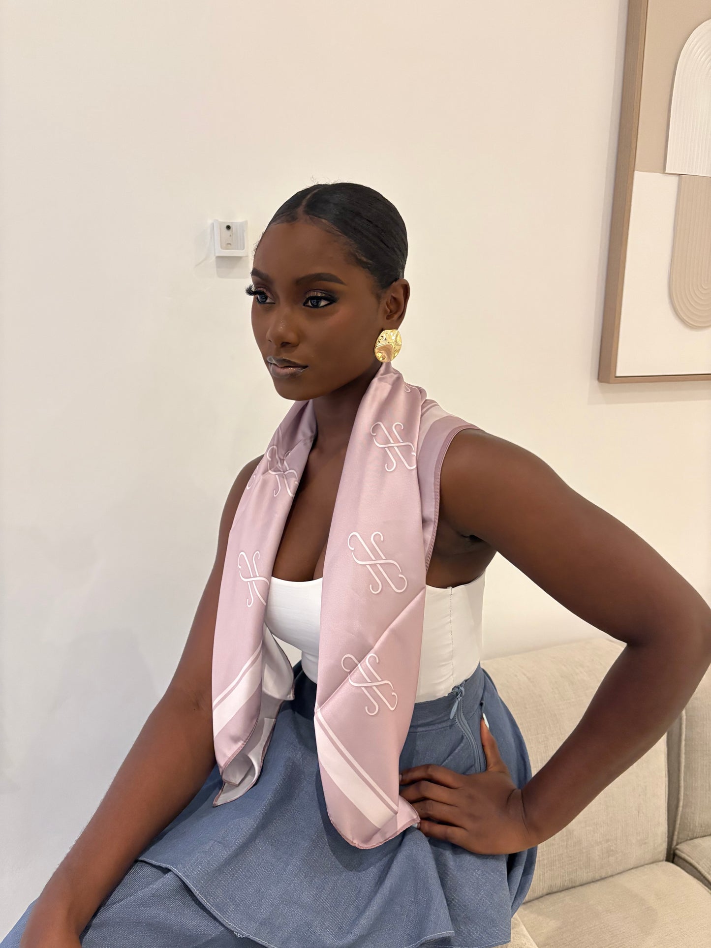 ROSE SCARF